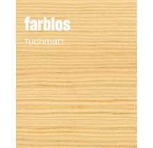 Holzstruktur mit farbloser tuchmatter Lackierung oder Lasur