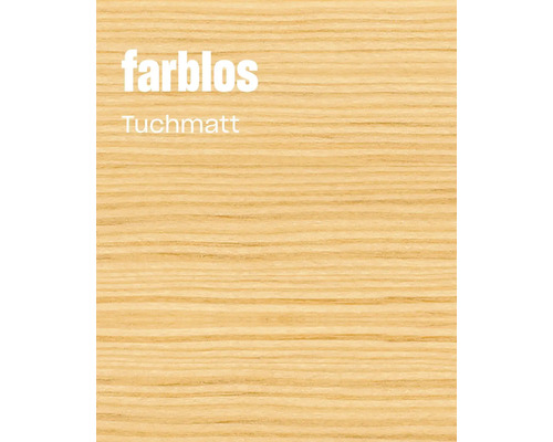 Holzstruktur mit farbloser tuchmatter Lackierung oder Lasur