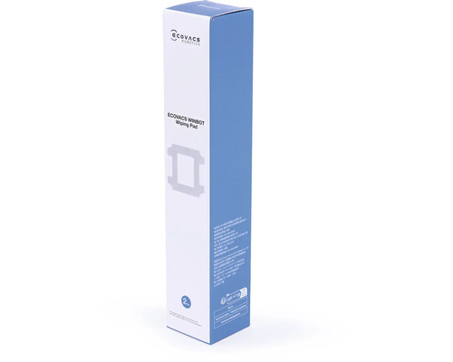 Tampon de nettoyage Ecovacs Winbot en emballage, 2 pièces