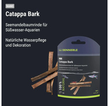 Dennerle Nano Catappa Bark écorce de badamier pour aquariums eau douce pour soin naturel de l eau et décoration en paquet de huit pièces