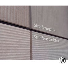 Carreaux muraux avec aspect rayé et structure rayée en comparaison directe (Image AI modified or generated)