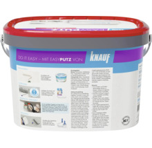 Enduit de structure Knauf Easyputz en seau avec instructions d utilisation