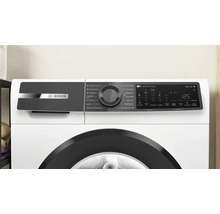Panneau de commande du lave-linge séchant Bosch Série 6 avec sélecteur de programme et écran numérique