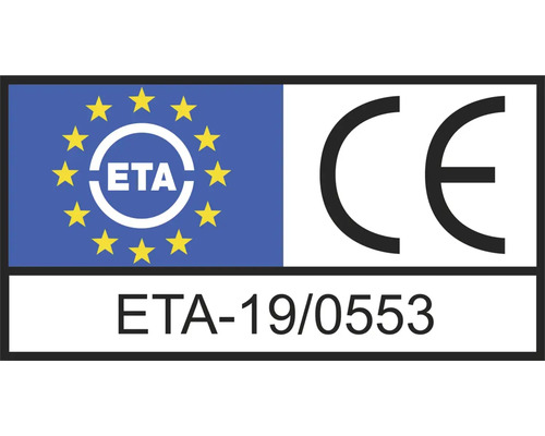 Évaluation technique européenne avec marquage CE ETA 19 0553
