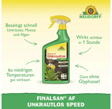 Neudorff Finalsan AF UnkrautLos Speed Unkrautvernichter in der Sprühflasche zur schnellen Bekämpfung von Unkraut, Moosen und Algen.