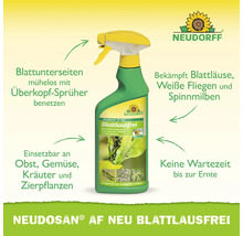 Neudorff Neudosan AF Neu Blattlausfrei Sprühflasche zur Schädlingsbekämpfung an Pflanzen mit Überkopf Sprühfunktion für Obst Gemüse und Kräuter