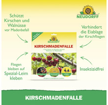 Neudorff Kirschmadenfalle zum Schutz von Kirschen und Walnüssen vor Madenbefall durch insektizidfreie Spezialleimfalle.