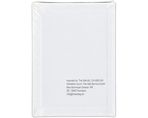 Emballage de produit avec informations sur l'importateur The Wall Service GmbH