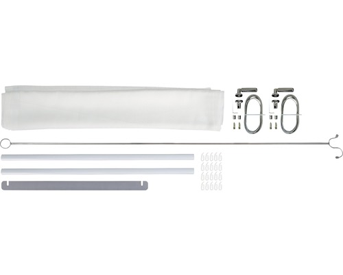 Moustiquaire complète pour fenêtres avec matériel de fixation