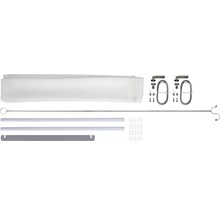 Système de tringle à rideaux avec accessoires pour le montage des rideaux