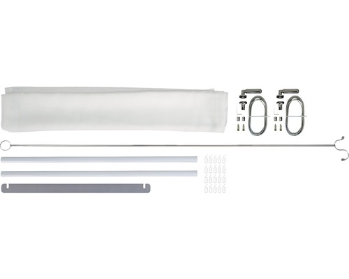 Système de tringle à rideaux avec accessoires pour le montage des rideaux