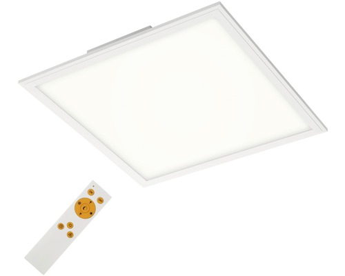 Panneau LED variable 24W 2400 lm 3000-6500 K blanc chaud - blanc lumière du jour LxlxH 48x450x450 mm avec télécommande