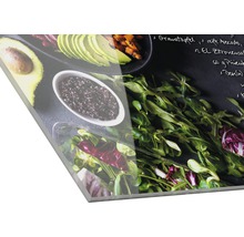 Image en verre acrylique avec motif alimentaire