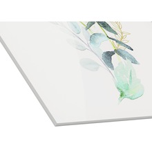 Glasbild Leaves V 50x50 cm