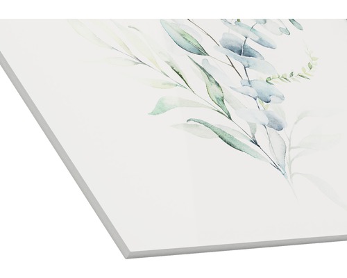 Image décorative avec motifs végétaux