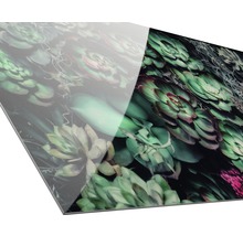 Tableau en verre Strange Flowers 50x125 cm