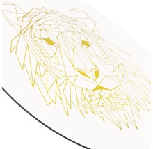 Motif graphique de lion