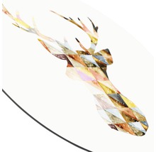 Glasbild rund Deer II Ø 50 cm