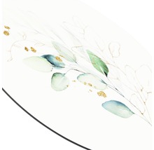 Glasbild rund Leaves II Ø 50 cm