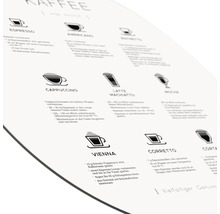 Kaffeezubereitungstipps auf einem Poster