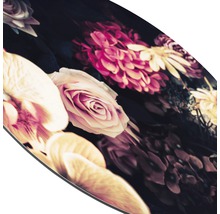 Glasbild rund Baroque Flowers II Ø 20 cm