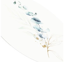 Illustration von Eukalyptus und goldenen Akzenten