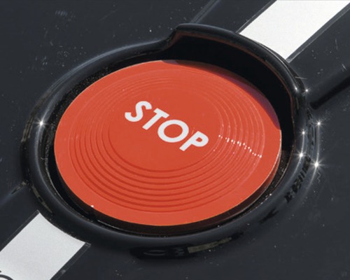 Roter Stoppschalter