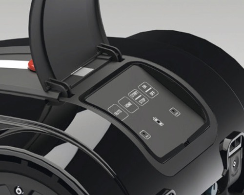 Bedienelemente eines Rasenmähroboters