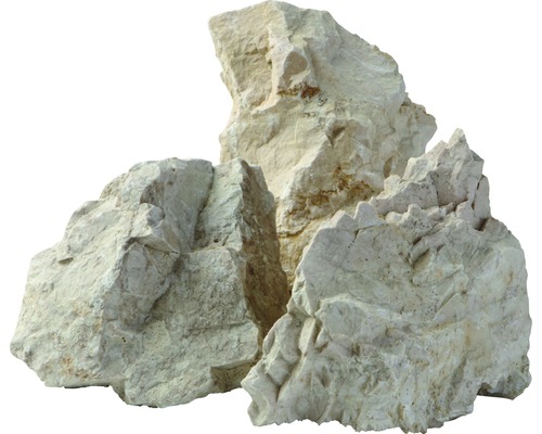 Dekorative Kalksteine für den Garten