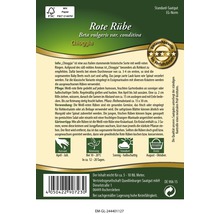 Samensamen Rote Bete Chioggia zur Aussaat