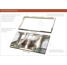 Informationen zum Giclée Leinwanddruck mit Rahmen