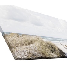 Leinwanddruck mit Strandmotiv und Gras