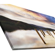 Giclée Leinwandbild Flooded Jetty 100x200 cm