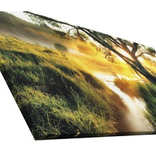Giclée Leinwandbild Misty Landscape II 50x100 cm