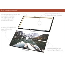 Giclée Kunstdruck auf Leinwand mit Holzrahmen