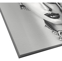 Giclée Leinwandbild Woman With Jewelry 100x100 cm