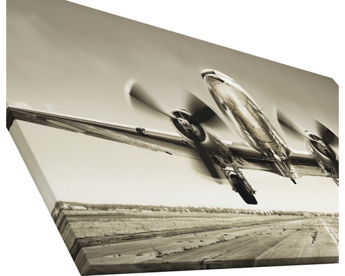 Photo sur toile d''un avion en train de décoller