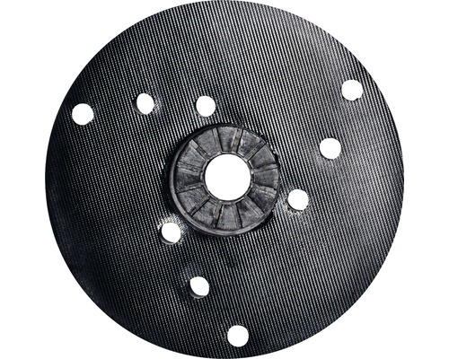 Plateau de ponçage avec trous de fixation