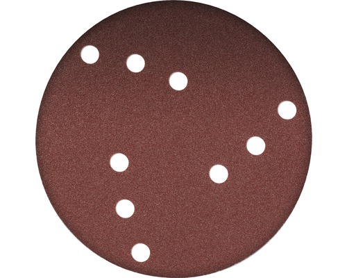 Disque abrasif rond avec trous pour travaux de ponçage