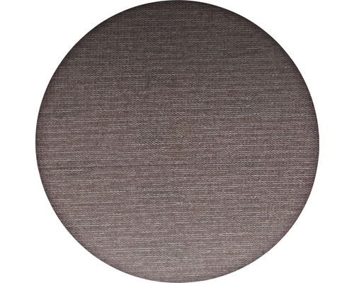 Runder Teppich mit gewebter Textur