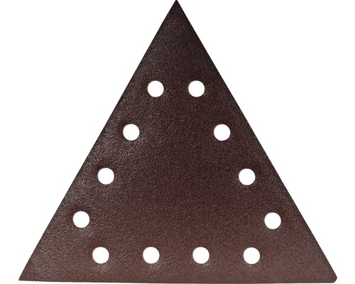 Dreieckiges Schleifpapier mit Löchern