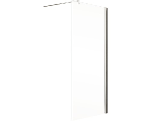 Paroi de douche en verre avec barre de stabilisation