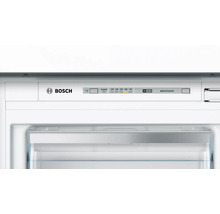Logo Bosch et affichage électronique d''un congélateur pour le réglage de la température