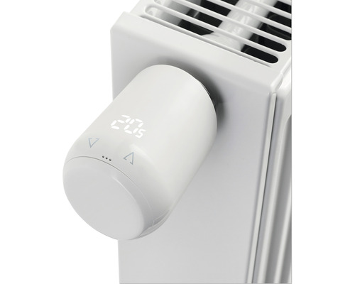 Thermostat de radiateur avec affichage numérique sur le radiateur