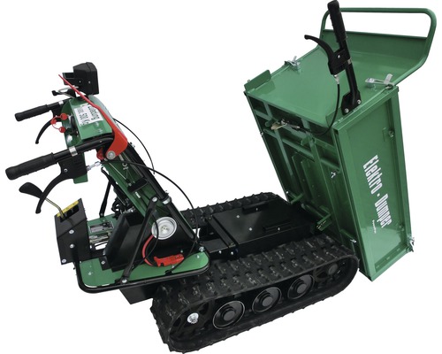 Elektro Dumper mit Raupenantrieb für den Transport von Materialien