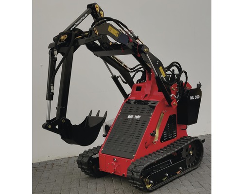 Mini-pelle avec châssis à chenilles