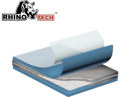 Logo Rhino Tech avec coupe transversale du produit