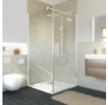 Paroi latérale pour porte de douche BREUER Avanta 90 cm couleur du profilé chrome décor de vitre verre transparent 2174005001004-thumb-3