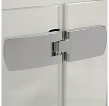 Porte de douche pour paroi latérale BREUER Avanta 80 cm couleur du profilé chrome décor de vitre satiné 2173005030003-thumb-4