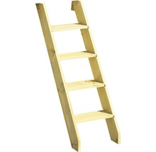 Échelle en bois avec quatre marches